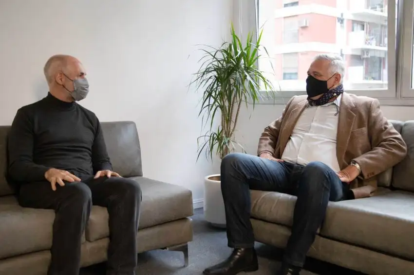 Fernando Carabajal se reunió con Larreta en Buenos Aires