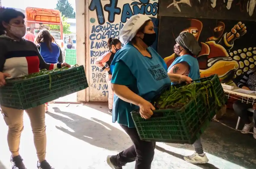 Los Comités Barriales lograron un incremento alimentario para los comedores de Mar del Plata