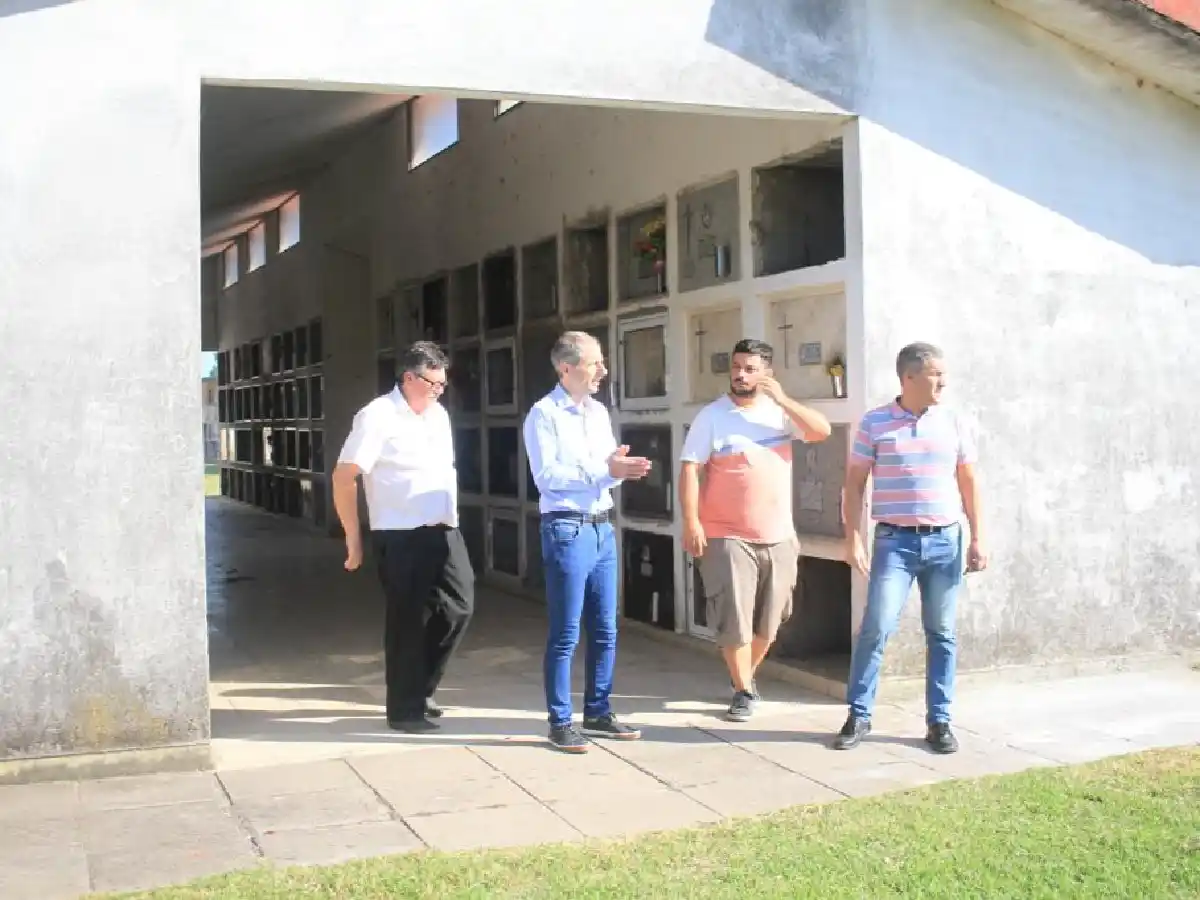 Avanzan las obras en el cementerio de la ciudad