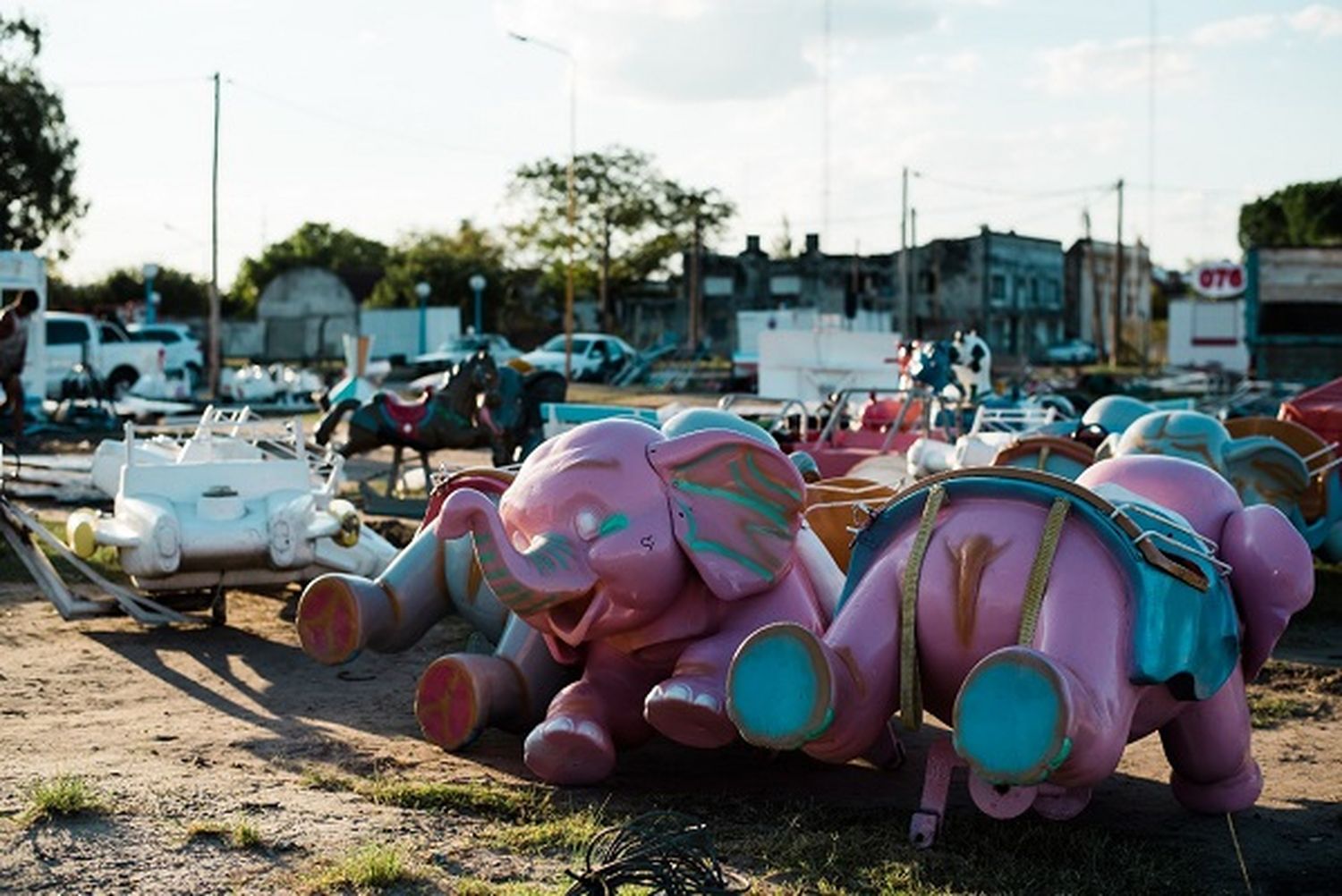 Se fue el parque de diversiones que estaba en la Costanera de la ciudad