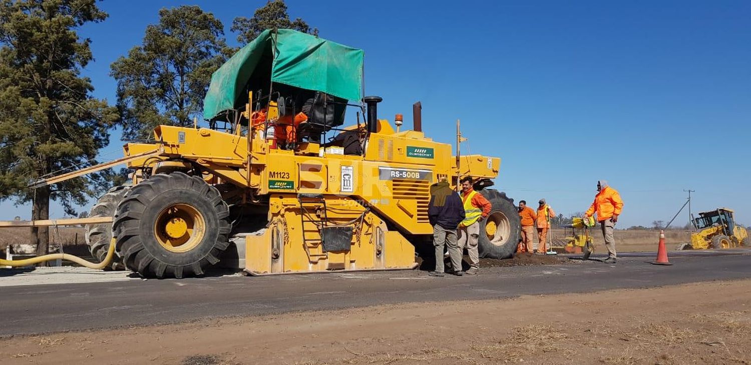 Avanza la repavimentación de la Ruta Provincial 90