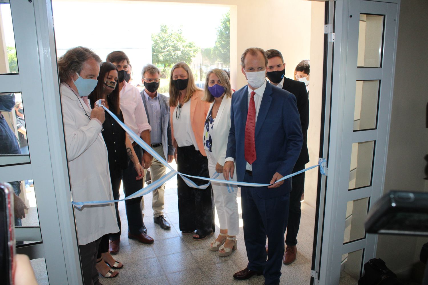 Bordet visitó Gualeguay por obras educativas