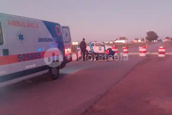 Ruta Provincial 70: padre e hijo con heridas graves tras accidentarse en moto