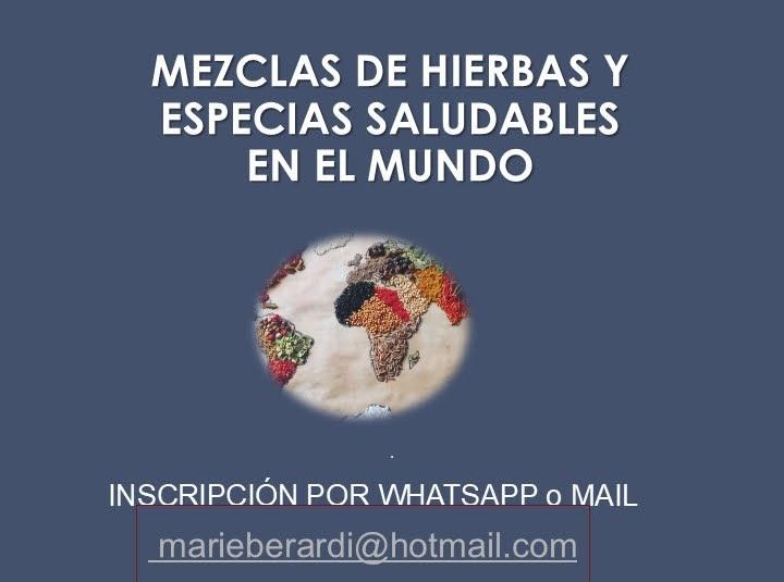 Aromas y sabores únicos, exóticos, originales que aportan beneficios a tu salud en tres encuentros por zoom.
