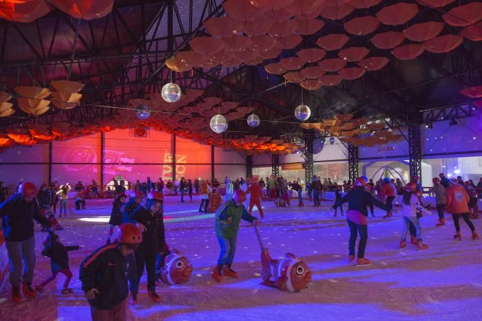 Más de 70 mil personas patinaron sobre hielo gratis en DiverTecno
