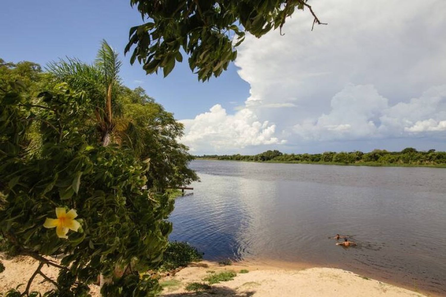 El río San Javier, en Santa Rosa de Calchines.
</p><p>Sebastian Pani / www.sebastianpa