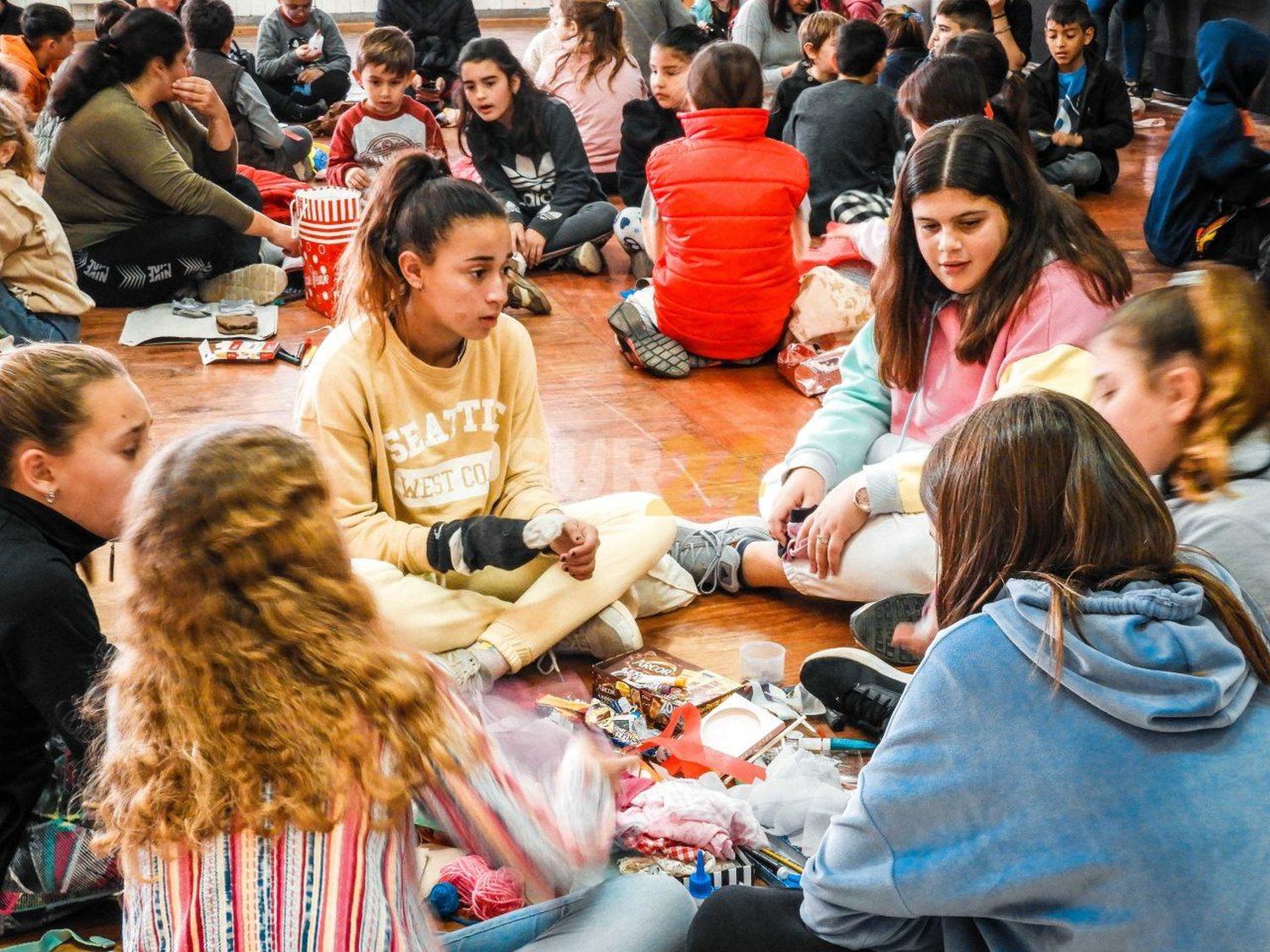 Cientos de chicos participaron de la “Fábrica de Medianetas”