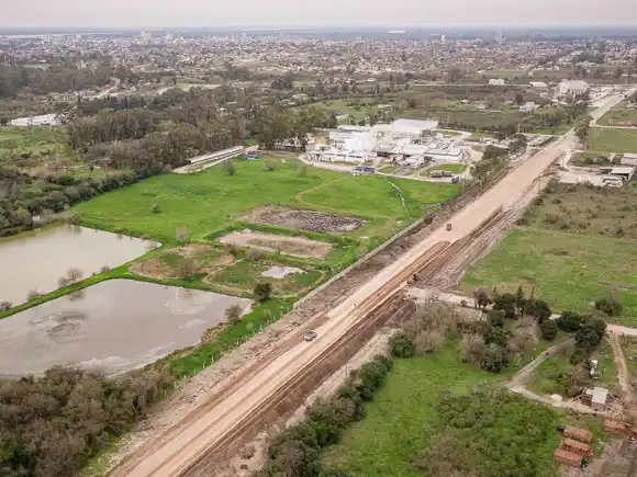 Se reinicia la obra de pavimentación del acceso norte a Concepción del Uruguay