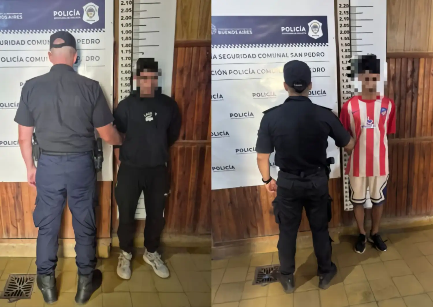 aprehendidos por robo en obra en costrucción
