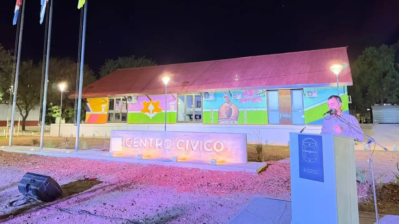 Brinkmann estrenó Centro Cívico: recuperan histórico galpón ferroviario para la comunidad