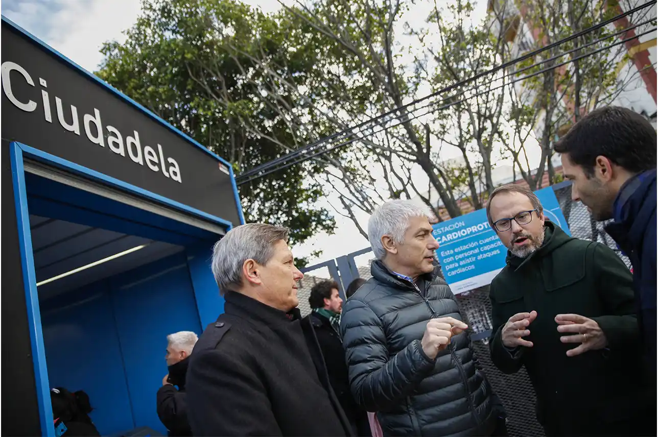 Avanzan obras eléctricas del tren Sarmiento en Tres de Febrero