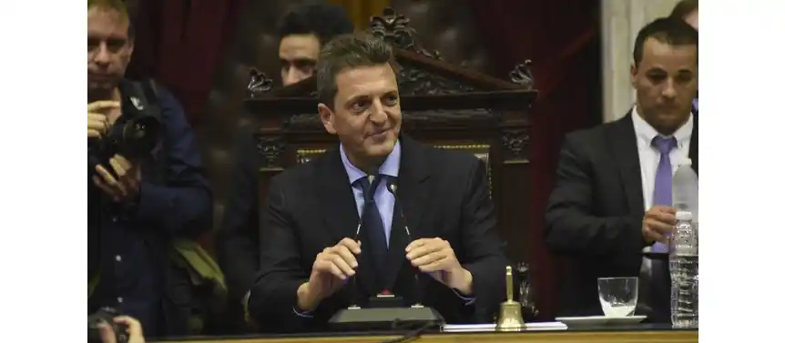 Sergio Massa, presidente de la Cámara de Diputados.