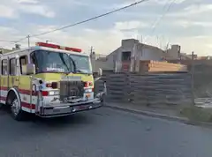 Bomberos sofocó un principio de incendio en una obra en construcción