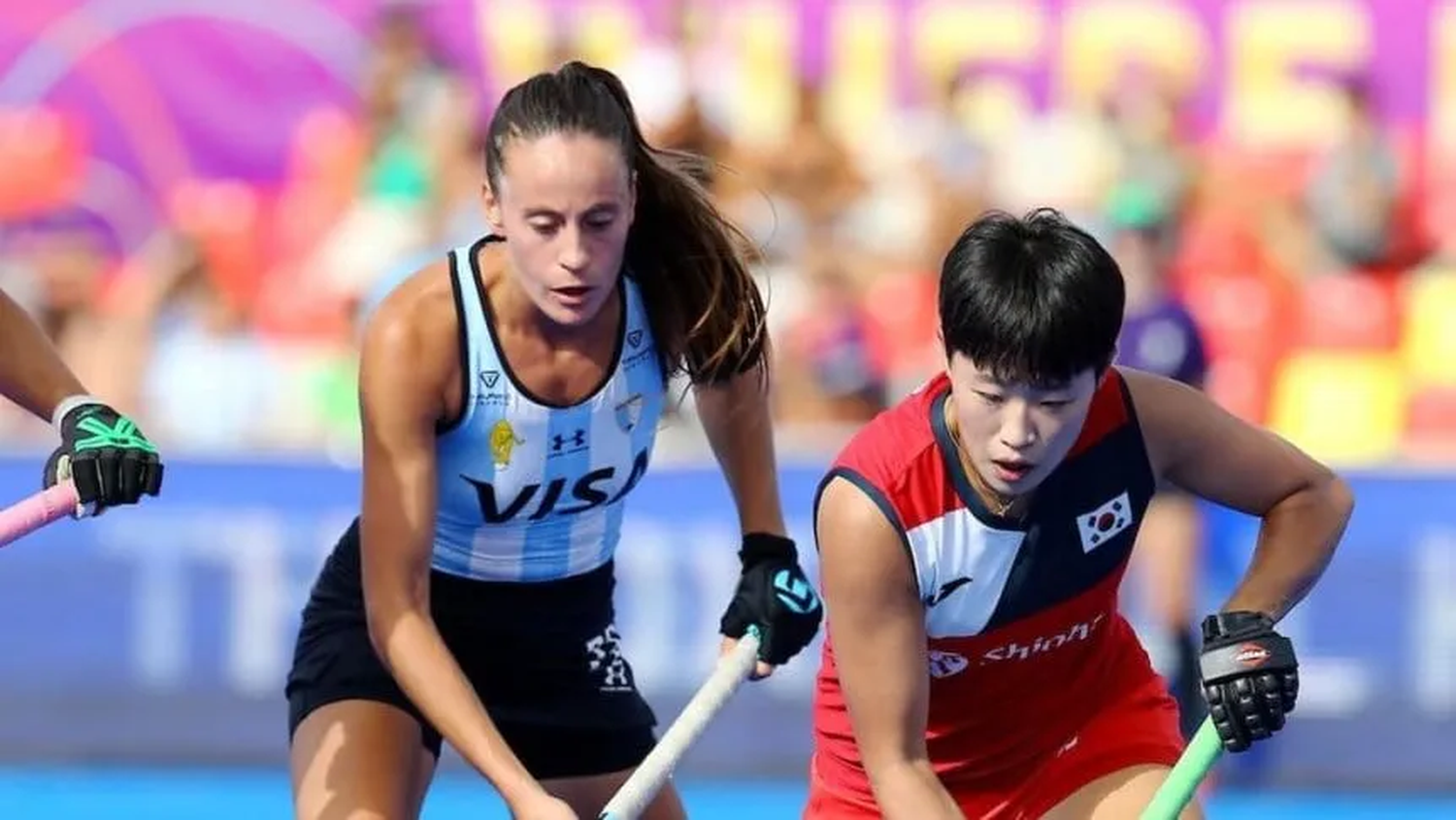 Las Leonas golearon a Corea del Sur en el debut del Mundial de Hockey femenino