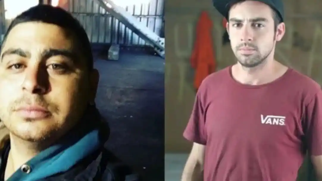 Ulises Rial y Ezequiel Corbalán, las víctimas.