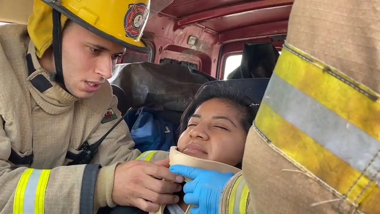 Bomberos Voluntarios Libertador San Martín ejercicio