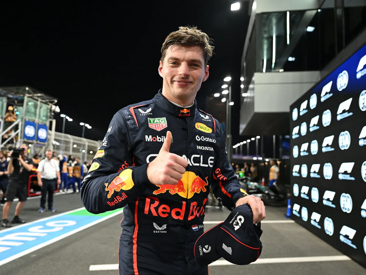 La pole, de Verstappen