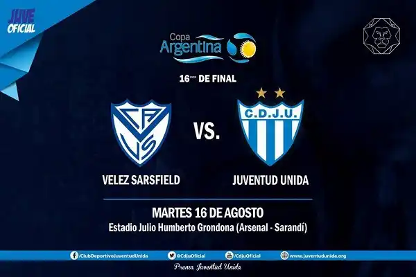 Copa Argentina: Juventud pondrá colectivos para los hinchas ante Vélez 