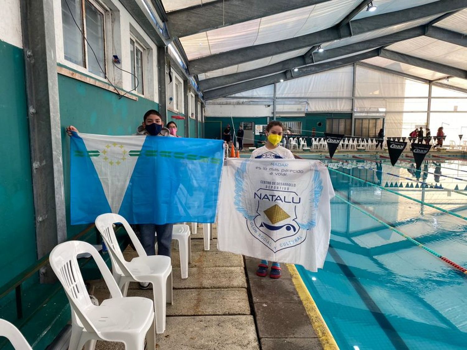 Dos atletas de Natalú participaron de torneo de natación en Santa Fe