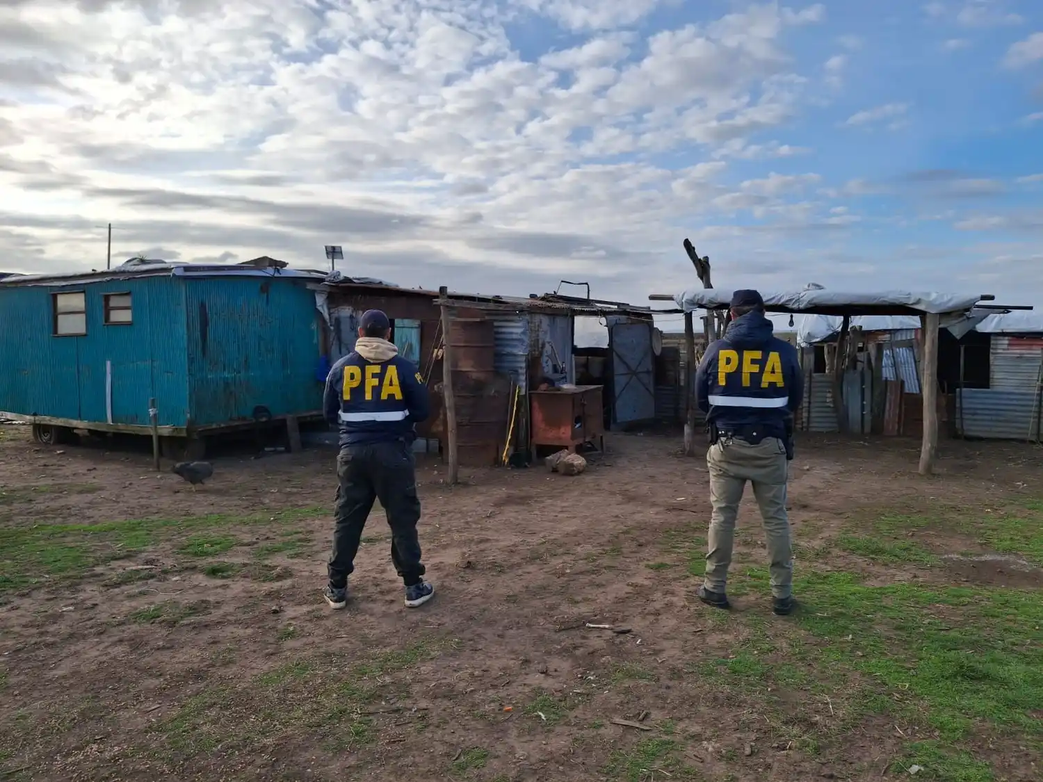 Así era sometido a la explotación laboral un hombre de 70 años (Foto Policía Federal)