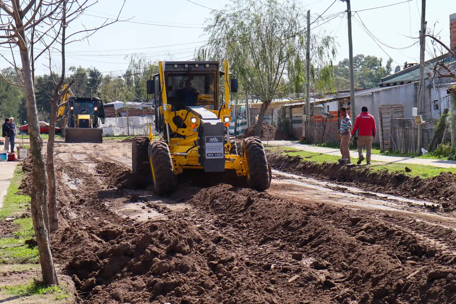 Avanzan las obras en el Barrio Evita