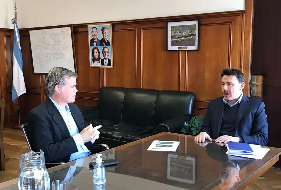El intendente Martín Piaggio realizó gestiones en la subsecretaría de Energía
