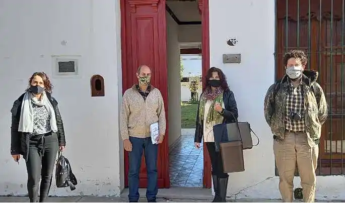La Casa de Fray Mocho recibió a representantes de la Comisión Nacional de Monumentos