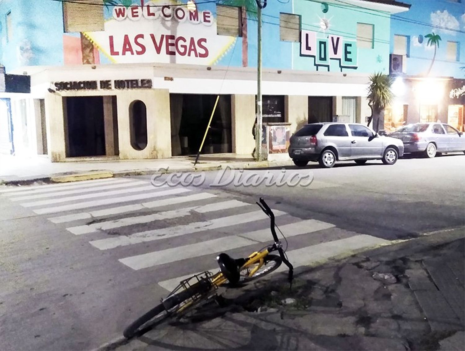 Una ciclista sufrió heridas en accidente y debió ser internada