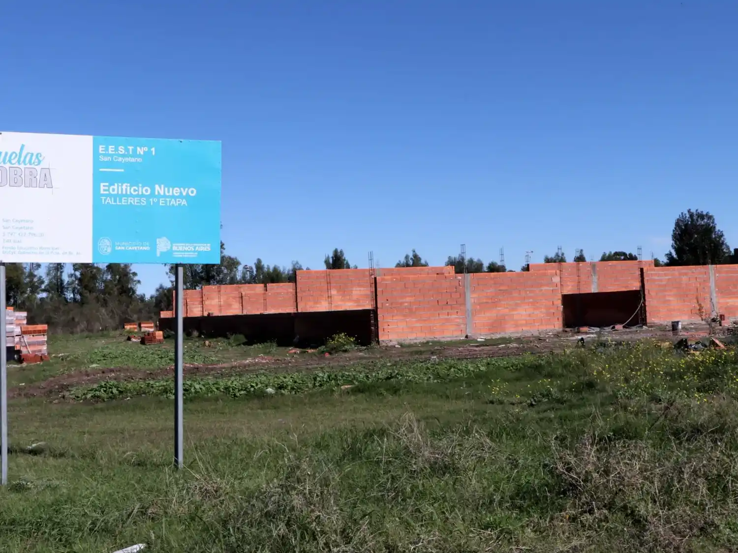 Obras. Avanza la remodelación de la escuela técnica