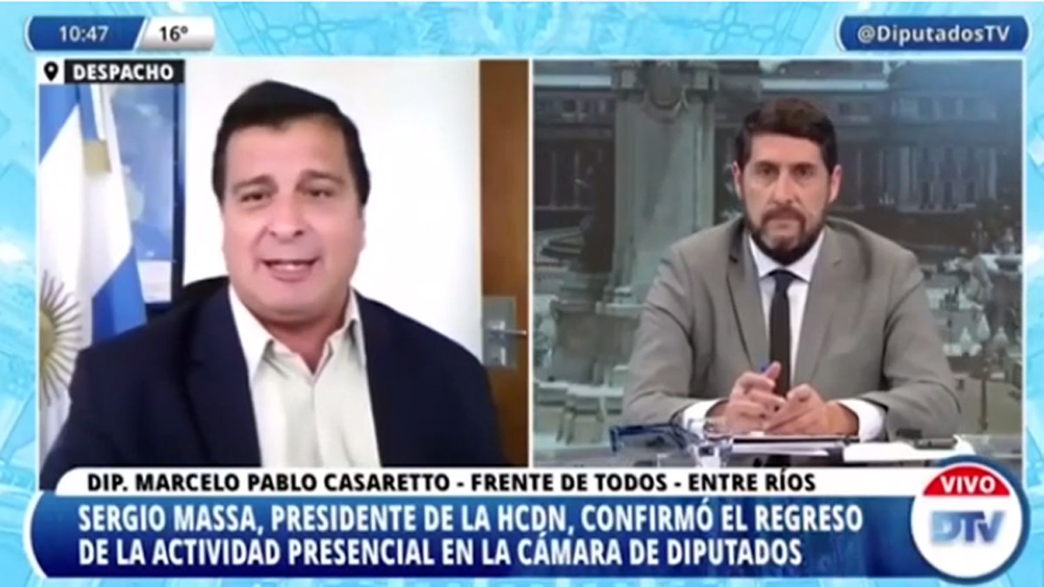 Diputados se refirieron a la vuelta a la presencialidad en la Cámara