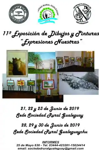 Se prepara la 11° Exposición De Dibujos Y Pinturas “Expresiones Nuestras” 2019
