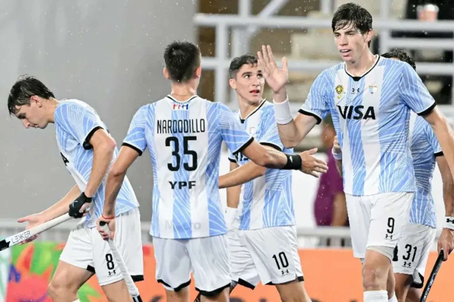 Los Leoncitos golearon y se clasificaron a cuartos en el Mundial de Hockey Sub 21