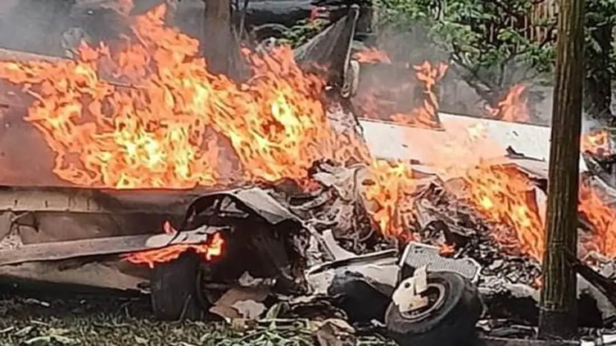 ESTREPITOSO ACCIDENTE AÉREO deja 5 muertos en Brasil: una avioneta cayó en una zona residencial