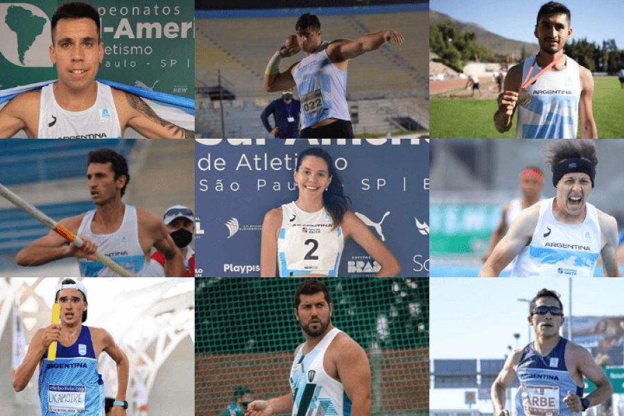 Los atletas argentinos llegaron a Budapest