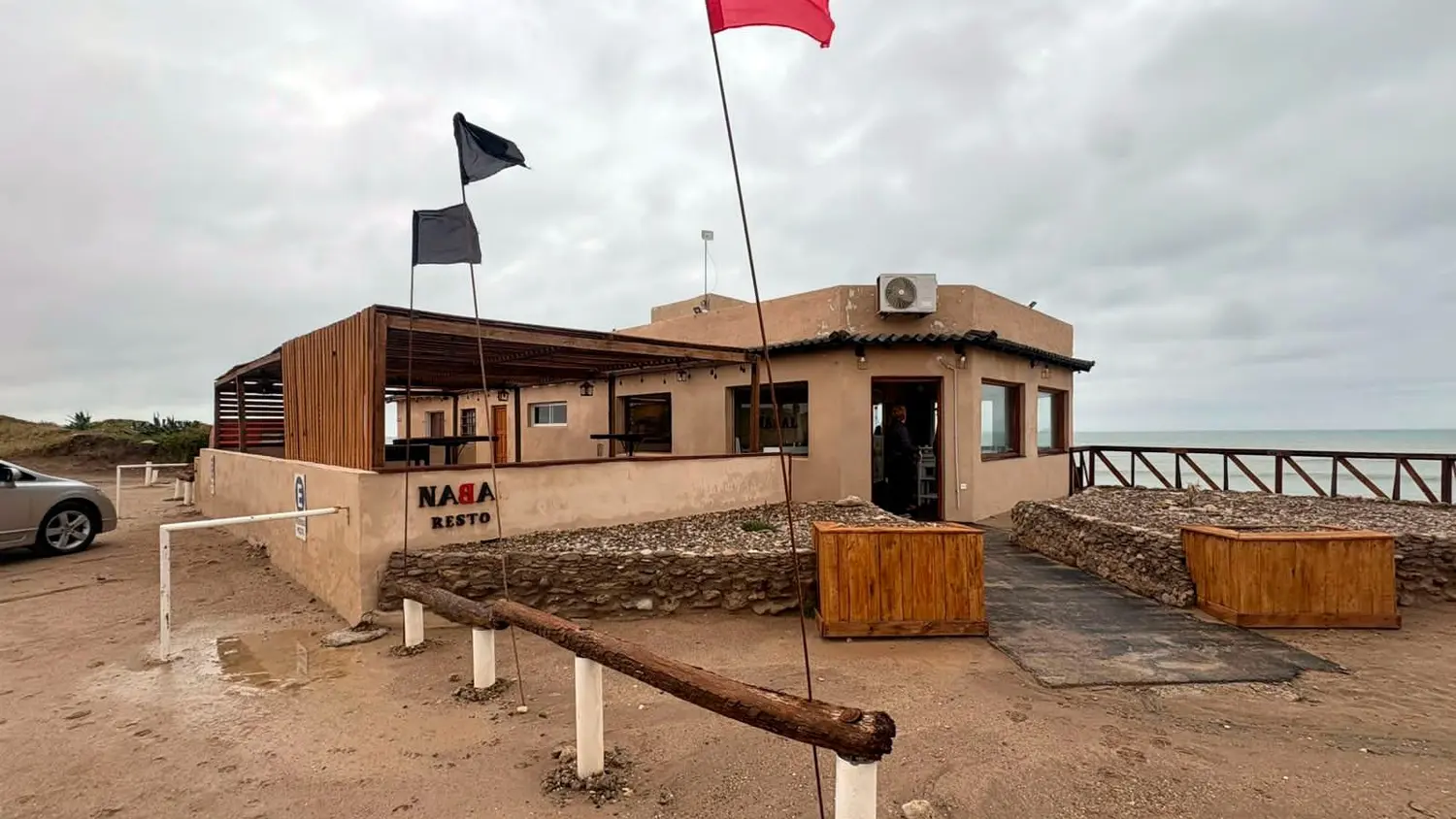 Escenario, del reciente robo en el vecino balneario