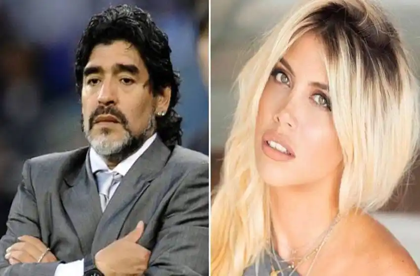 ¿Qué pasó entre Maradona y Wanda Nara?: revelan detalles de su encuentro íntimo