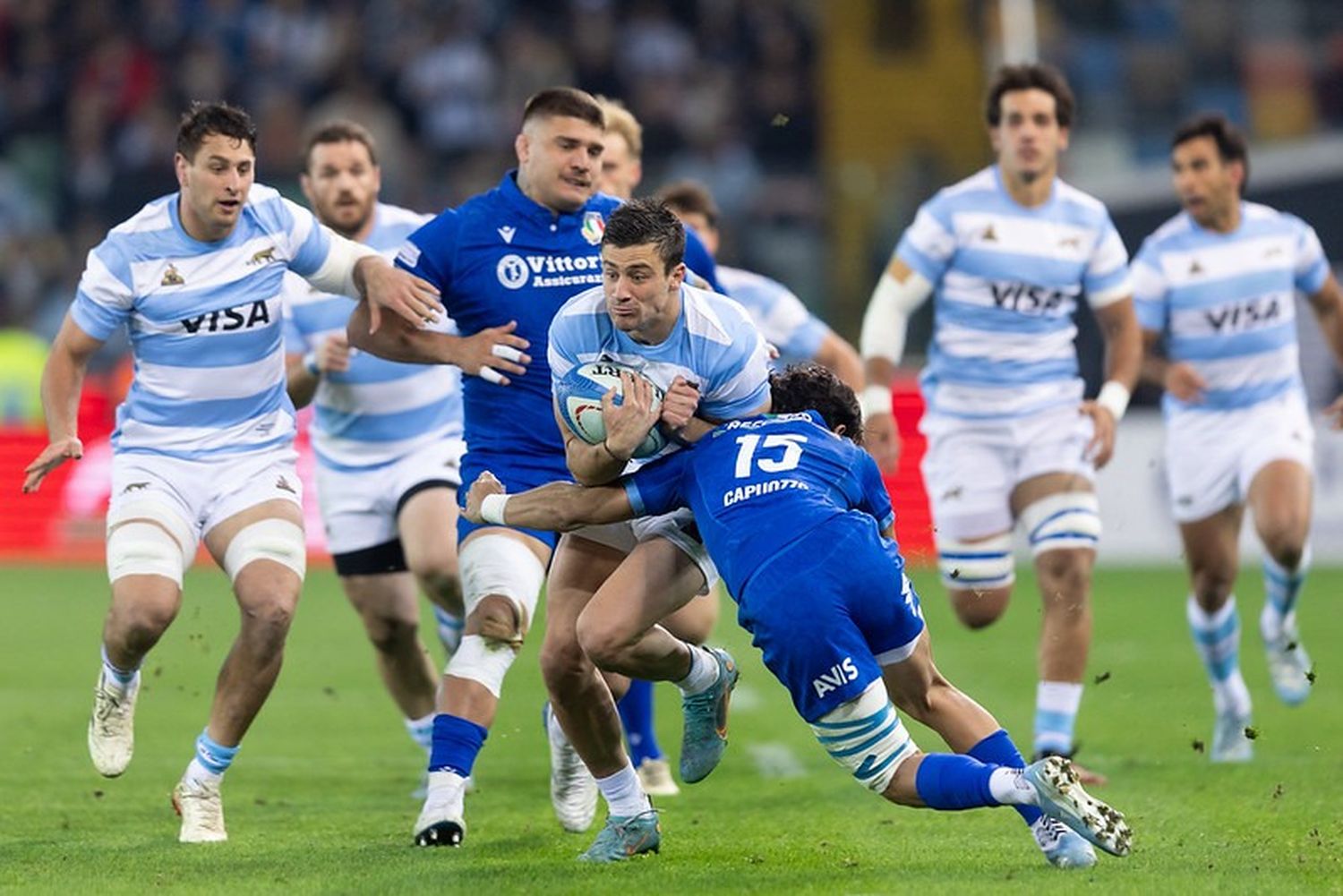 Los Pumas vencieron a Italia en Údine