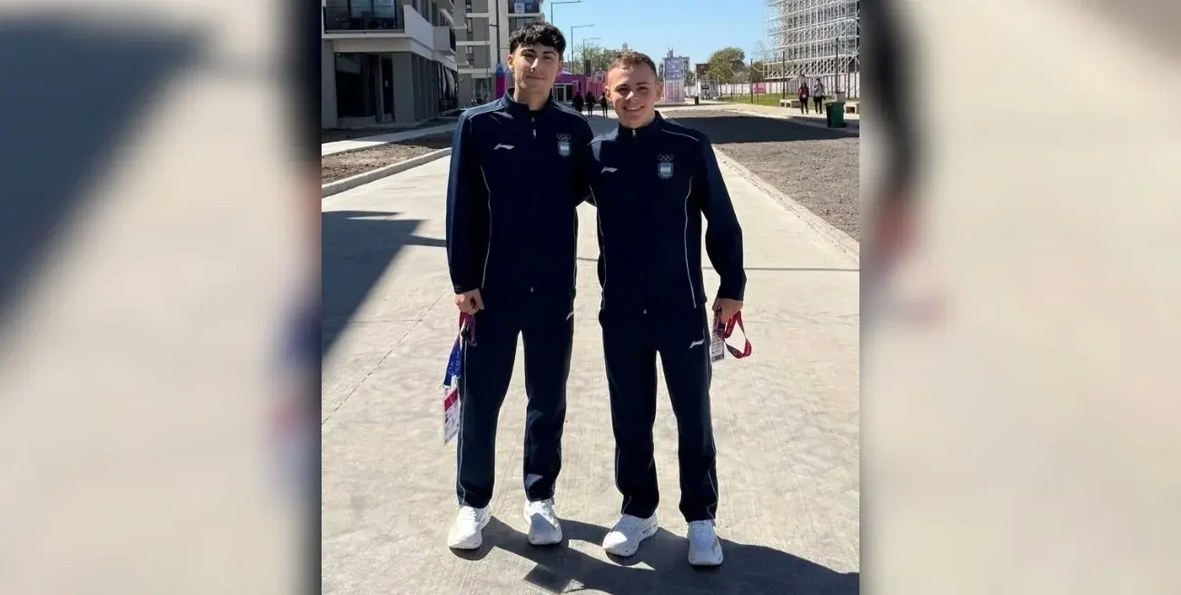 Los argentinos Santiago Ferrari y Tobías Weise.