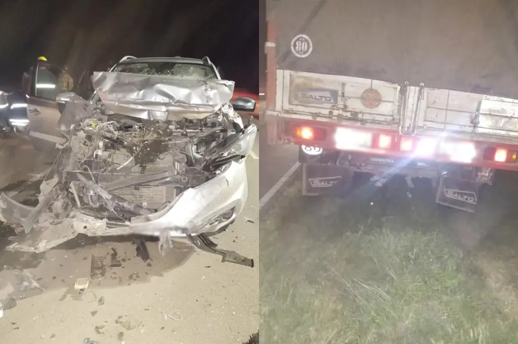 Grave accidente en RP1: un hombre de 84 años resultó con severas lesiones