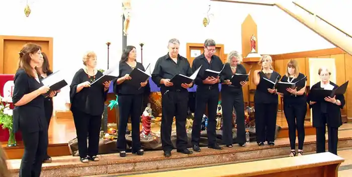 El Grupo vocal “4-40” cantará en la Parroquia Nueva Pompeya