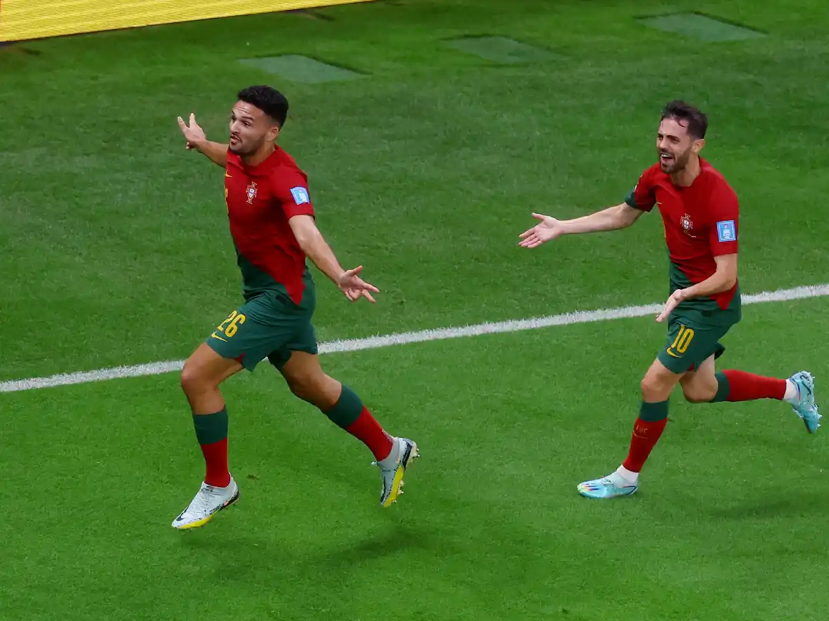 Portugal aplastó a Suiza y se instaló en cuartos