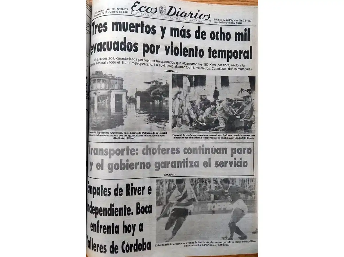 Lunes 13 de noviembre de 1989