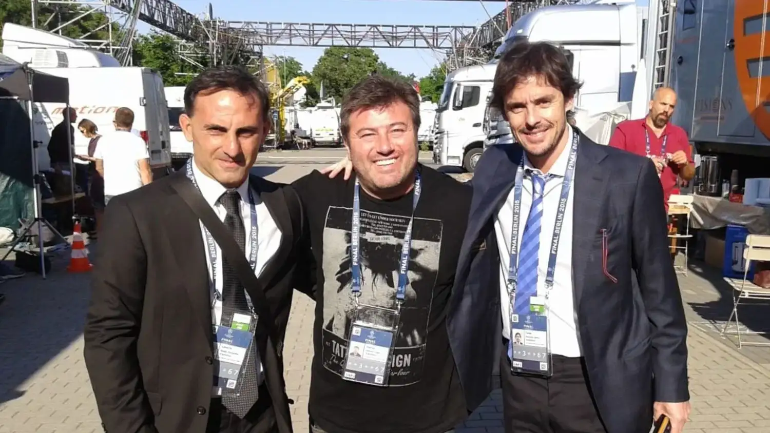 Nano García Diego Latorre y Mariano Closs