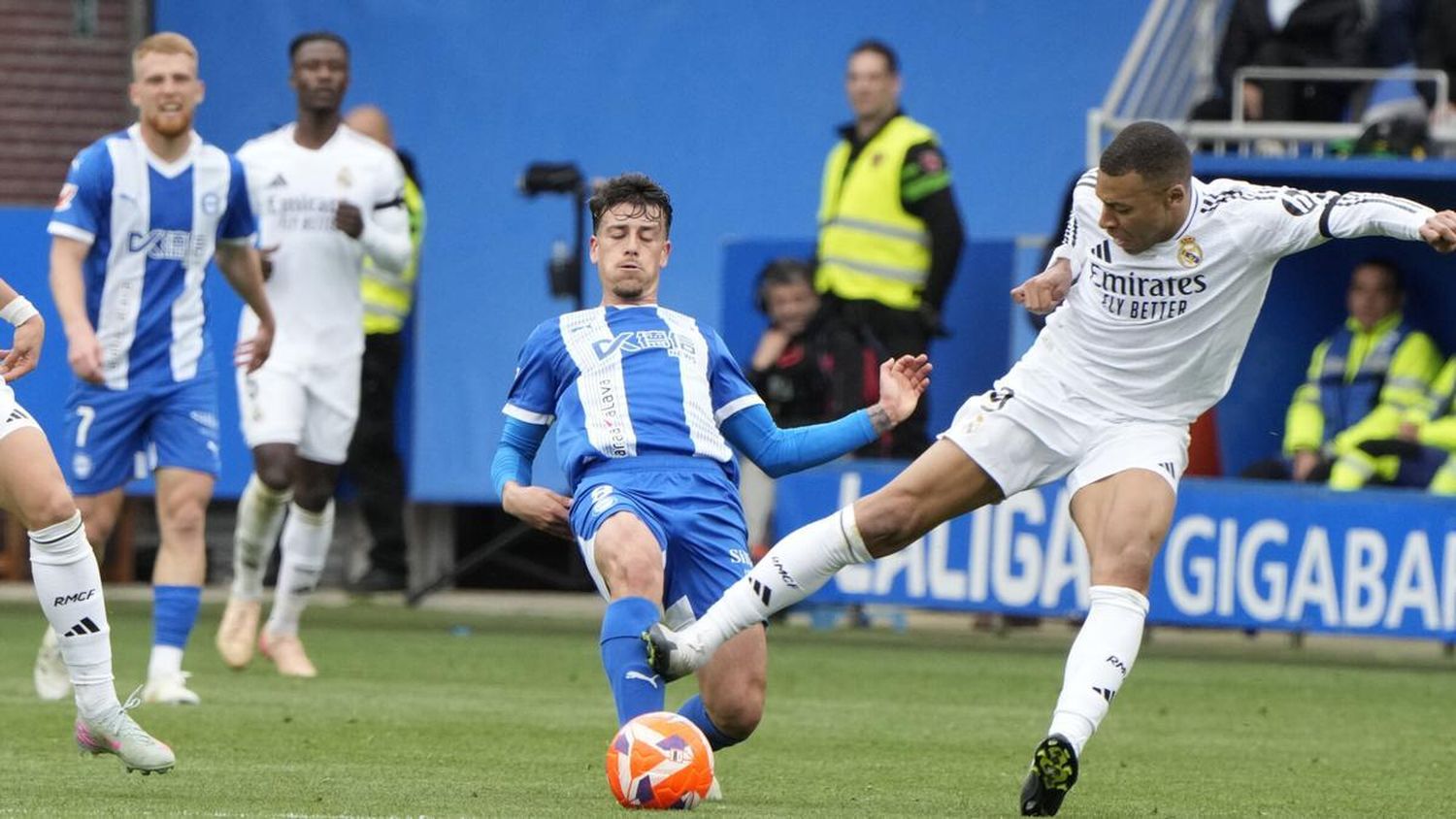 Mbappé, expulsado en la victoria de Real Madrid