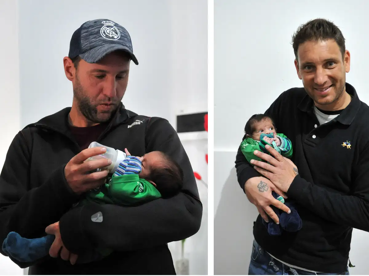 Un fanático de Sportivo tuvo mellizos y les puso el nombre de sus ídolos