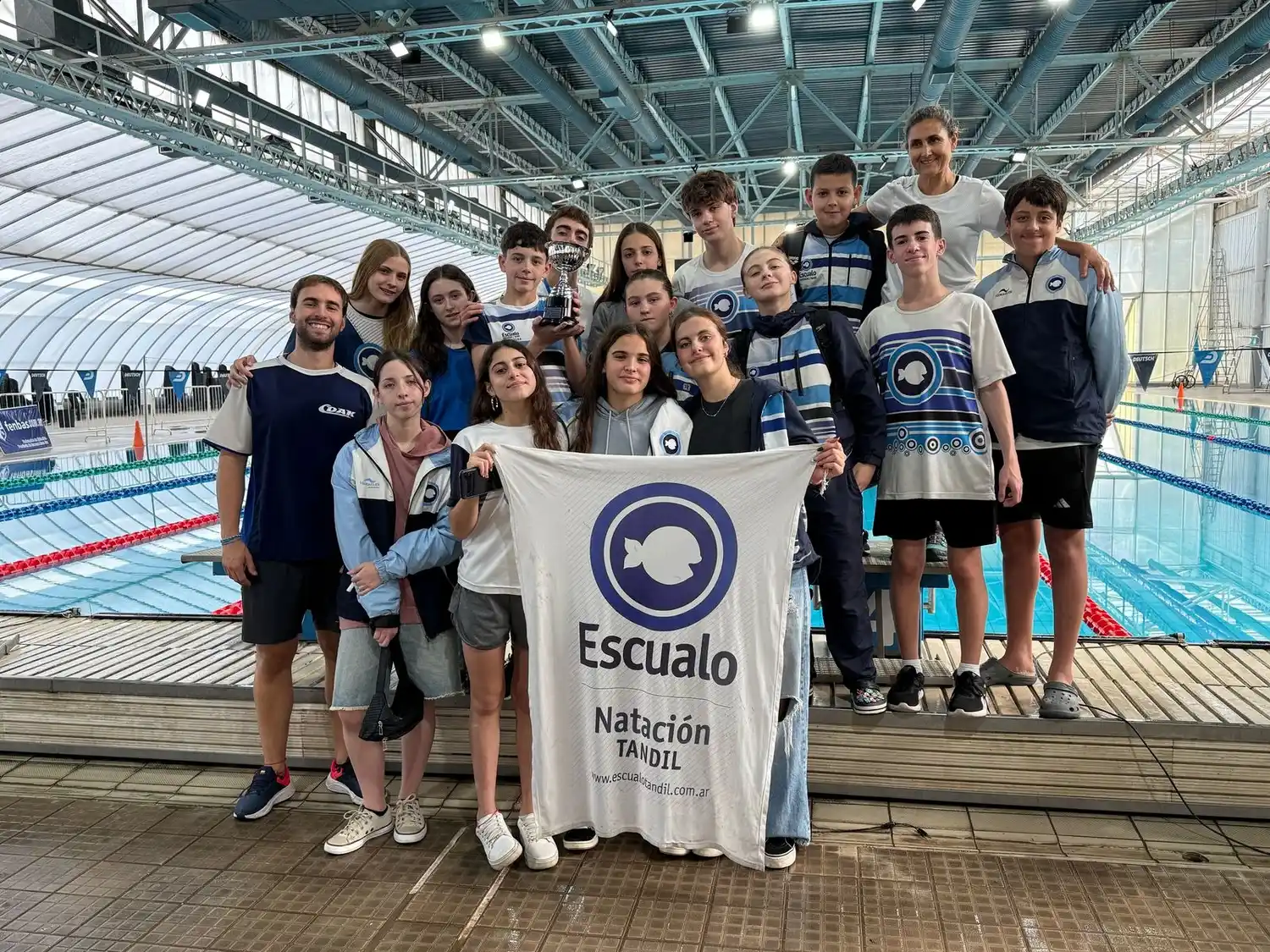 La delegación que compitió en Mar del Plata.