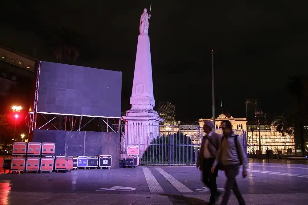 La Plaza de Mayo será escenario del acto en horas de la tarde.