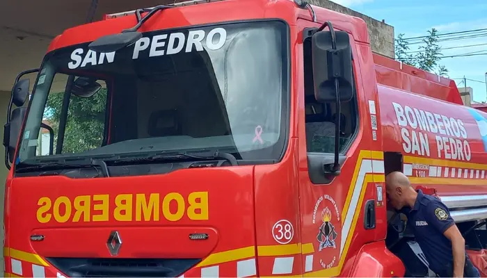 Una unidad trabajó en el domicilio.