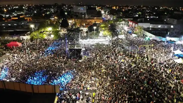 Mega festejo por los 72 años de San Francisco Solano