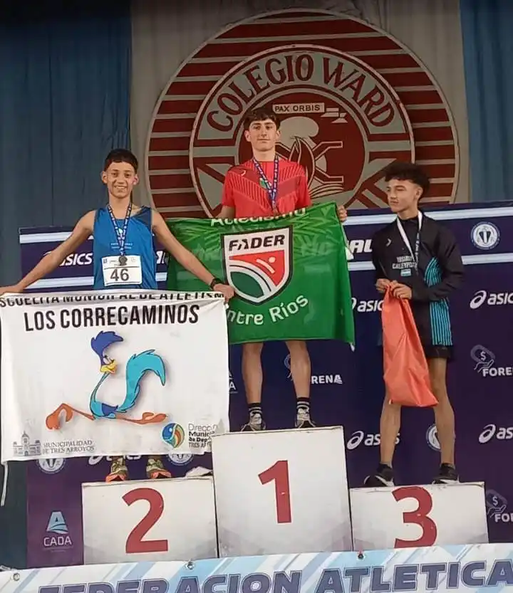 Rodrigo Alanis, subcampeón Nacional de Cross Country en Ramos Mejía